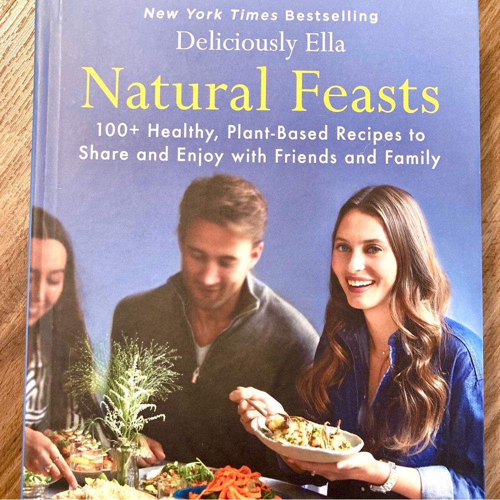 Deliciously Ella Natural Feasts 100+Healthy Plant-Based Recipes Vegan Cookbook